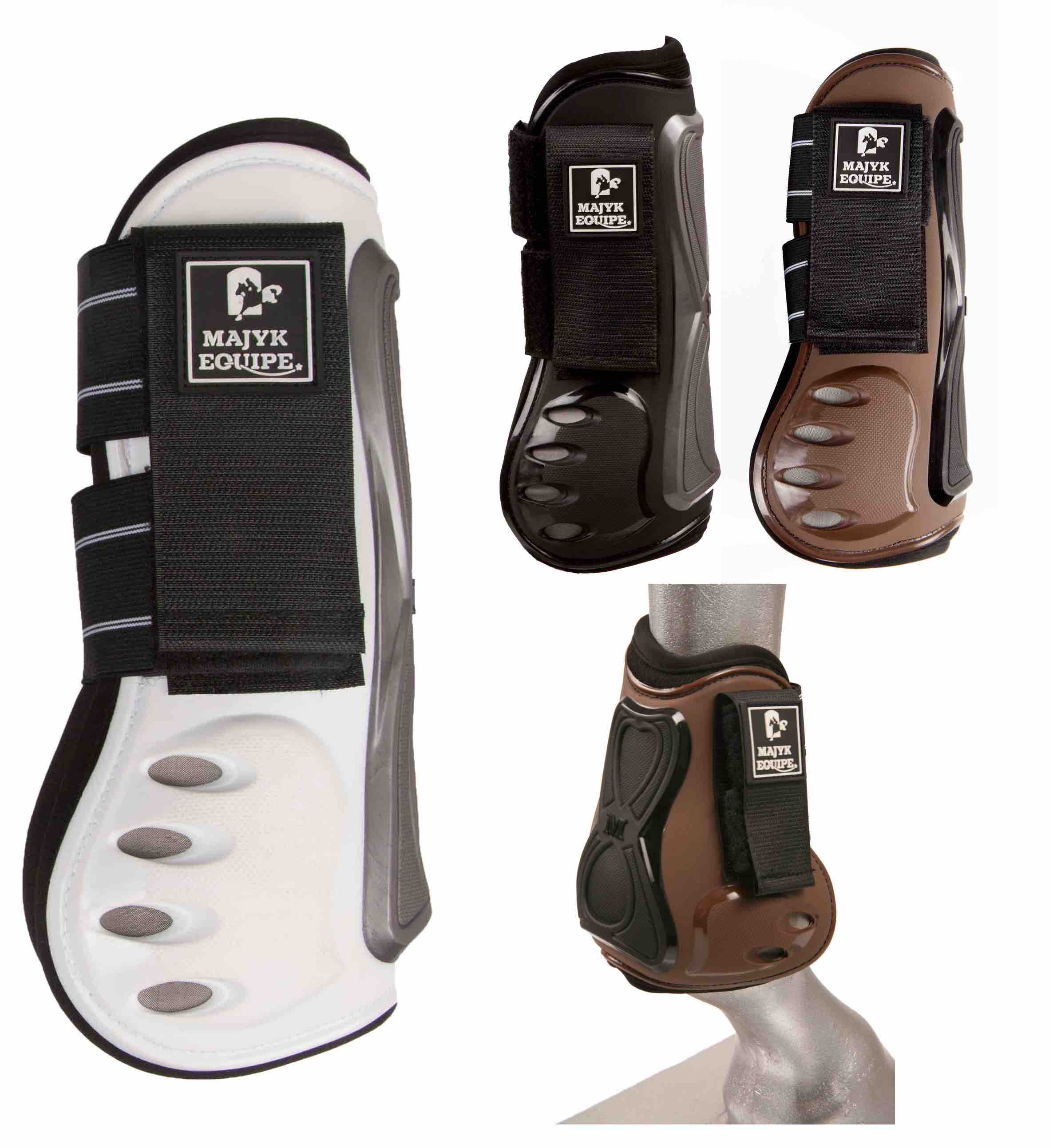 Open Front Horse Jump Boots