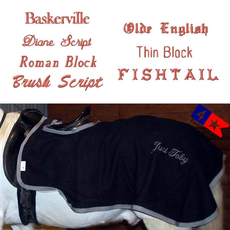 Black Rope Bag - Add Name or Initials - Personalized/Monogrammed with –  Custom Horse and Hound